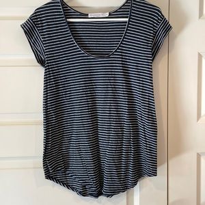 Striped alternative apparel top